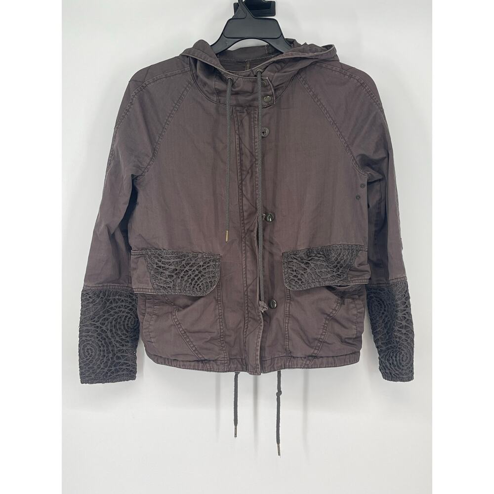 Hei Hei Anthropologie Military Style Jacket Lace Size S Grunge Warcore Preppy